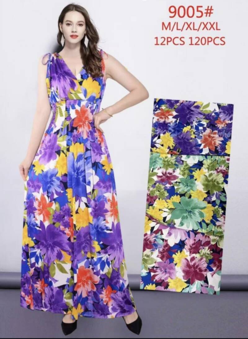 Sukienki damskie Roz M/L-XL/2XL, Mix Kolor Paczka 12 szt